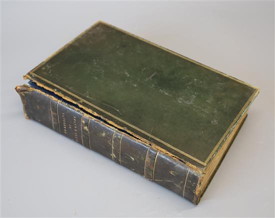 Gell, William Sir and Gandy, John P - Pomeiana; The Topography, Edifices, and Ornaments of Pompeii, vol 1 only (of 2), qto, large paper